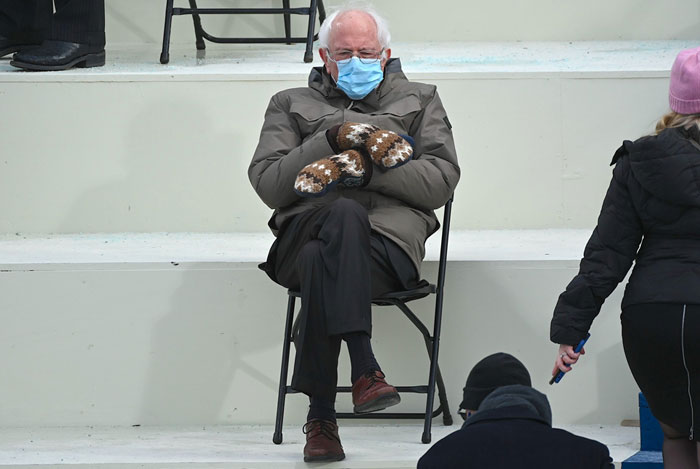 Bernie Sanders’s inauguration mittens 